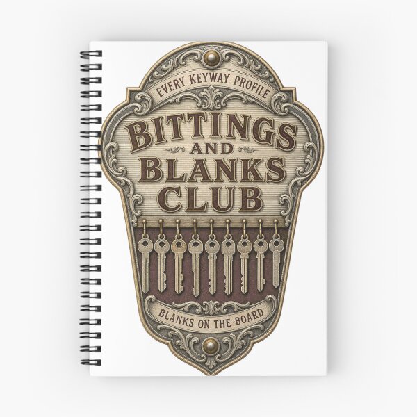 Item preview, Bittings And Blanks Club Key Blank Emblem designed and sold by BoosterShop.