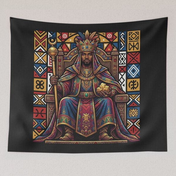 Item preview, Mansa Musa African King On Throne designed and sold by Owcomm.