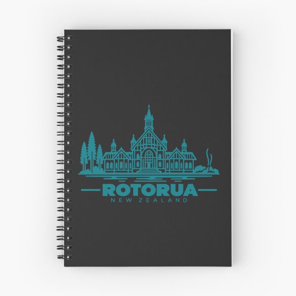Item preview, Rotorua New Zealand Line Art Travel Poster designed and sold by CMYKStudio.