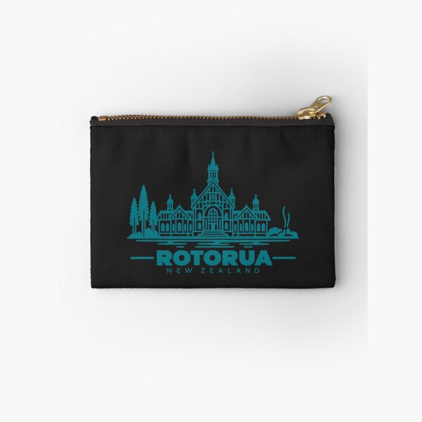 Item preview, Rotorua New Zealand Line Art Travel Poster designed and sold by CMYKStudio.