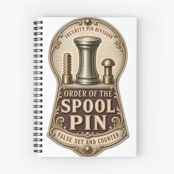 Item preview, Order of the Spool Pin Safety Pin Emblem designed and sold by BoosterShop.