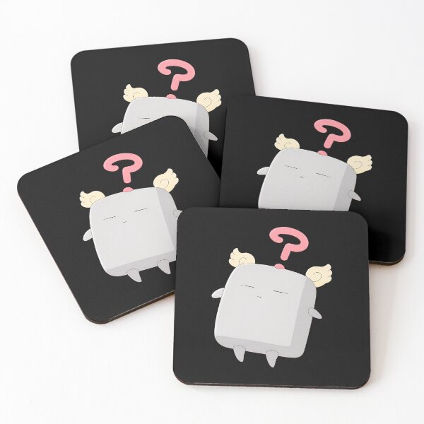 Item preview, Curious Cube Creature with Wings Art designed and sold by Bloowardi.