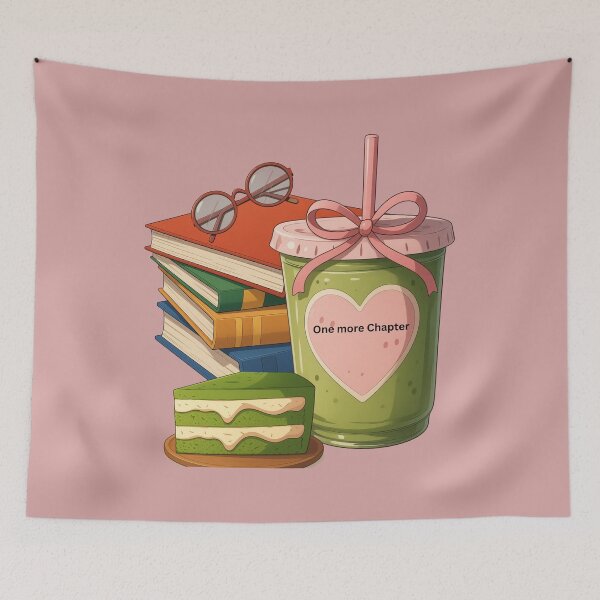 Item preview, One More Chapter for Book and Matcha Lover designed and sold by AppealingVibes.