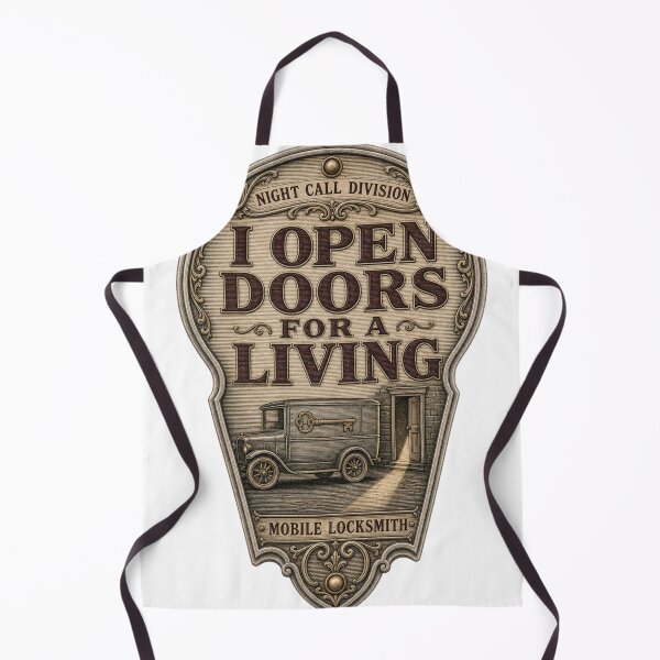 Item preview, I Open Doors For A Living Mobile Locksmith Emblem designed and sold by BoosterShop.