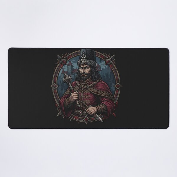 Item preview, Vlad the Impaler historical ruler portrait designed and sold by Owcomm.