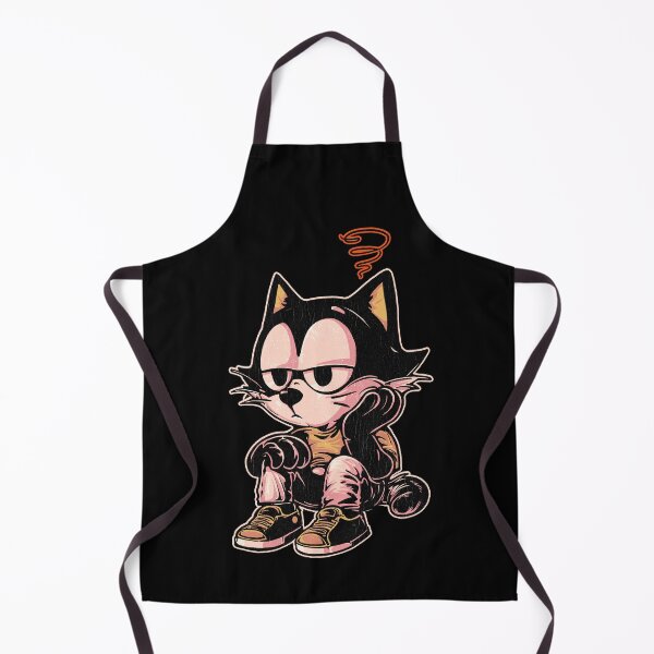 Item preview, Moody Overthinking Cartoon Cat designed and sold by Anugrah januar.