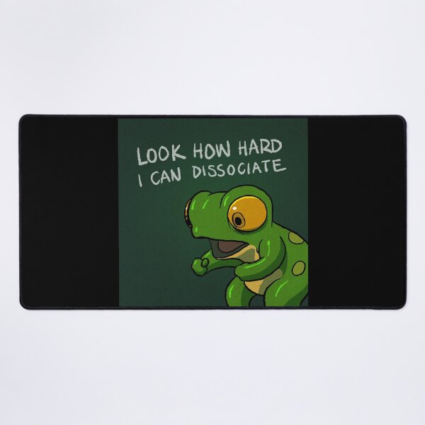 Item preview, Frog Dissociating Dissociation Panel 1 Funny Comic Meme Relatable Animal Asian Art Illustration designed and sold by DingHuArt.