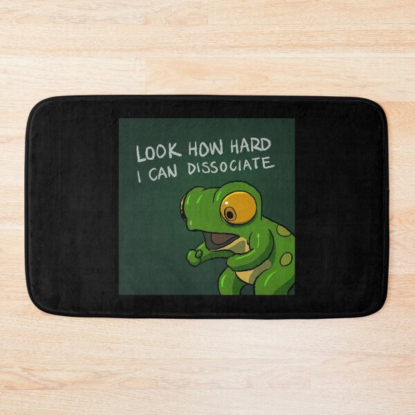 Item preview, Frog Dissociating Dissociation Panel 1 Funny Comic Meme Relatable Animal Asian Art Illustration designed and sold by DingHuArt.