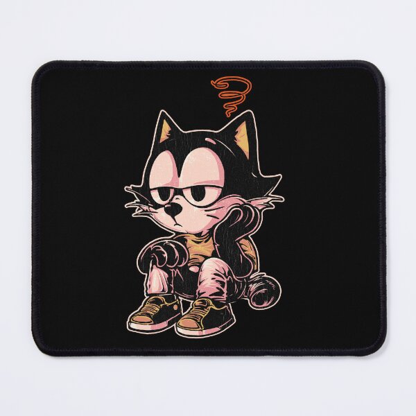 Item preview, Moody Overthinking Cartoon Cat designed and sold by Anugrah januar.