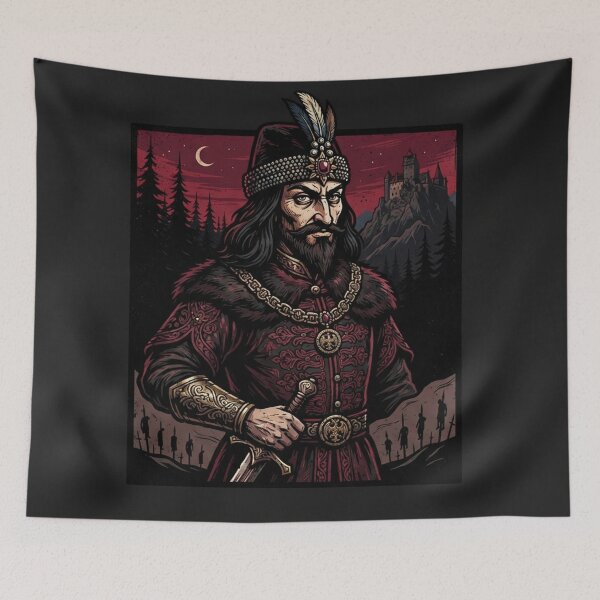Item preview, Vlad the Impaler Dark Historical Leader Portrait    designed and sold by Owcomm.