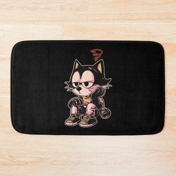 Item preview, Moody Overthinking Cartoon Cat designed and sold by Anugrah januar.