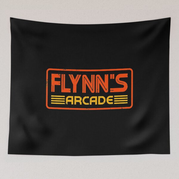 Item preview, Flynn's Arcade Retro Distressed Logo designed and sold by Bloowardi.