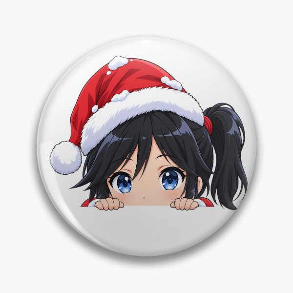 Item preview, Nozomi Kasaki Sound Euphonium Christmas Peeking Chibi designed and sold by mildaclairmo.