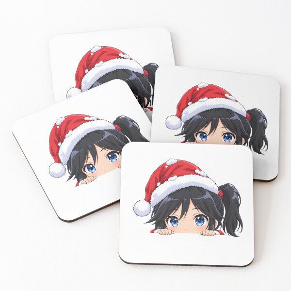 Item preview, Nozomi Kasaki Sound Euphonium Christmas Peeking Chibi designed and sold by mildaclairmo.