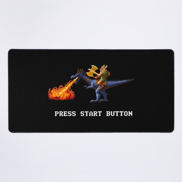 Item preview, Viking Warrior on Fire Dragon Pixel Art designed and sold by Bloowardi.