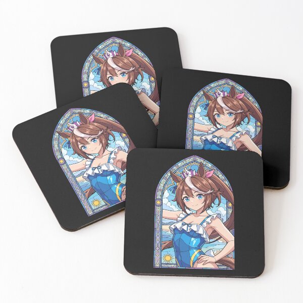 Item preview, Tokai Teio Uma Musume Summer Seaside Stained Glass designed and sold by mildaclairmo.