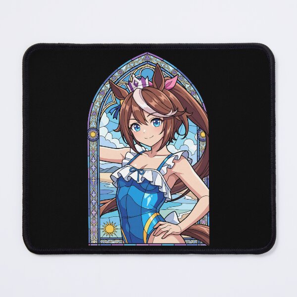 Item preview, Tokai Teio Uma Musume Summer Seaside Stained Glass designed and sold by mildaclairmo.