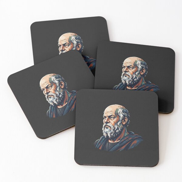 Item preview, Socrates Classic Greek Philosopher Portrait Art designed and sold by Owcomm.