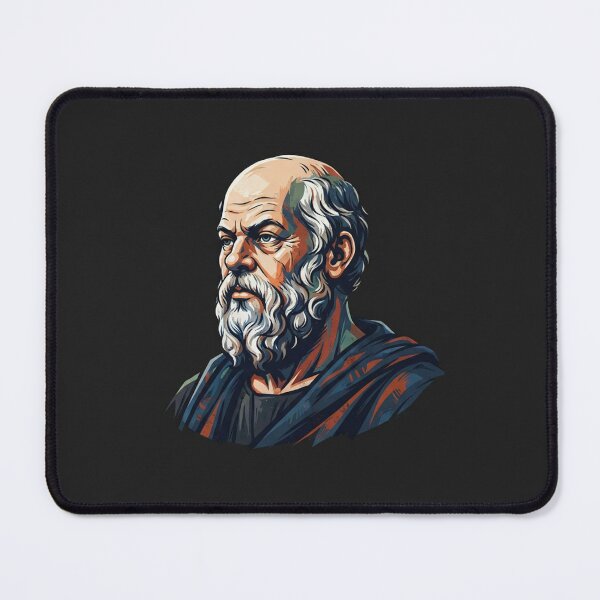 Item preview, Socrates Classic Greek Philosopher Portrait Art designed and sold by Owcomm.