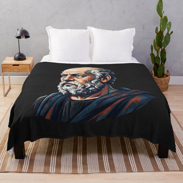 Item preview, Socrates Classic Greek Philosopher Portrait Art designed and sold by Owcomm.