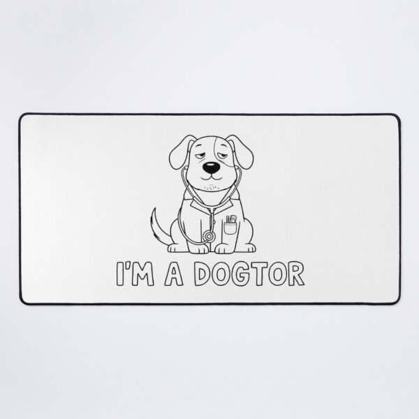 Item preview, Cute Dog Doctor Funny Veterinarian Medical Dog Lover Gift designed and sold by Ikochane.