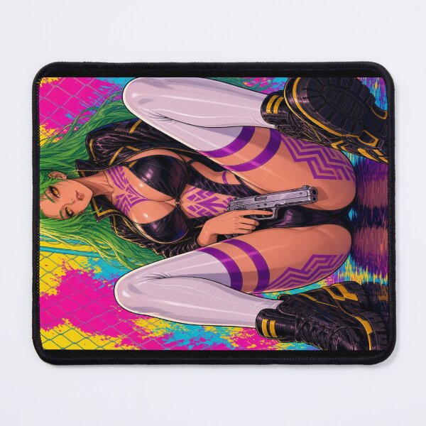 Item preview, Nyx Vex: Neon Street – Cyberpunk Urban Girl designed and sold by JackDraws88.