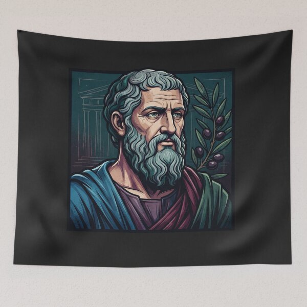 Item preview, Ancient Greek Philosopher Plato Portrait designed and sold by Owcomm.