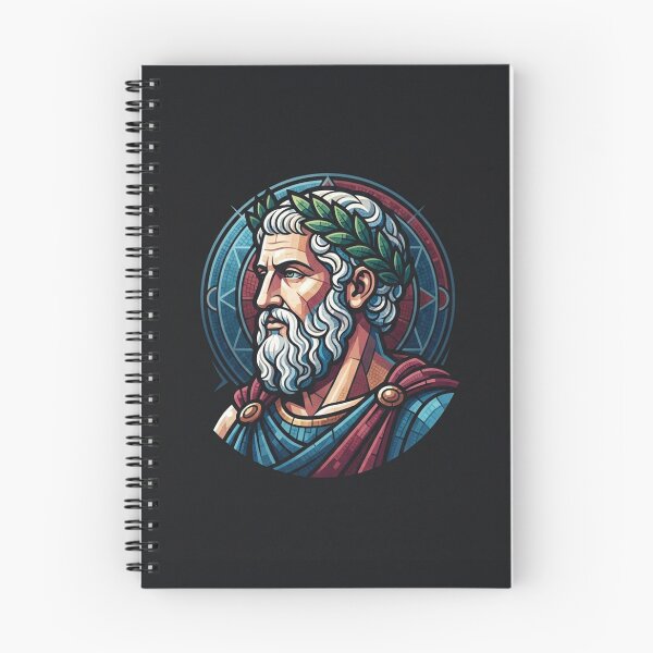 Item preview, Aristotle Greek Philosopher Portrait Mosaic Style designed and sold by Owcomm.