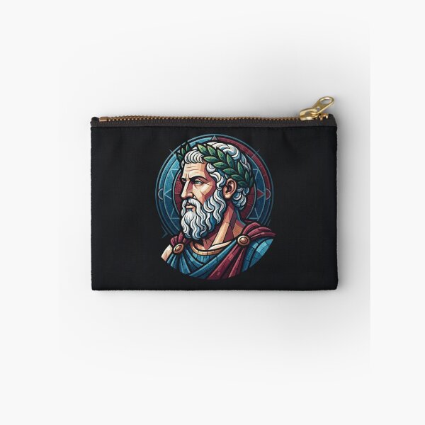 Item preview, Aristotle Greek Philosopher Portrait Mosaic Style designed and sold by Owcomm.