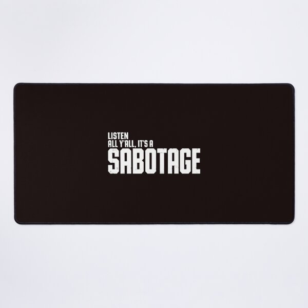 Item preview, Listen All Y'all Sabotage Police Car Retro designed and sold by FlipStrawSpot.
