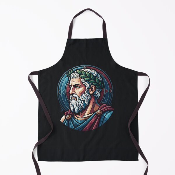 Item preview, Aristotle Greek Philosopher Portrait Mosaic Style designed and sold by Owcomm.