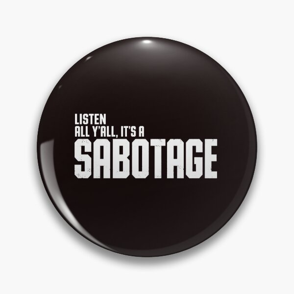 Item preview, Listen All Y'all Sabotage Police Car Retro  designed and sold by FlipStrawSpot.