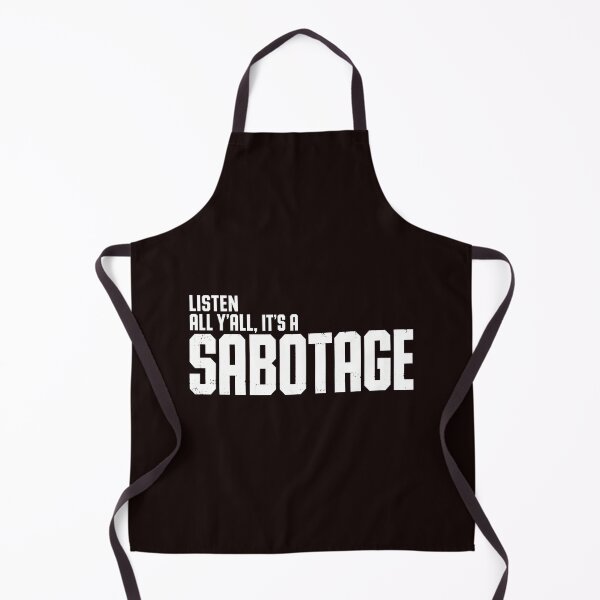 Item preview, Listen All Y'all Sabotage Police Car Retro  designed and sold by FlipStrawSpot.