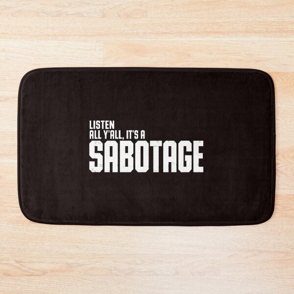 Item preview, Listen All Y'all Sabotage Police Car Retro  designed and sold by FlipStrawSpot.