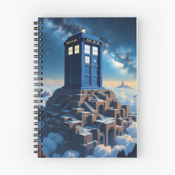 Artikelvorschau, Doctor Who Tardis Himmelsstadt in den Wolken entworfen und verkauft von Creepy Princess Creations.