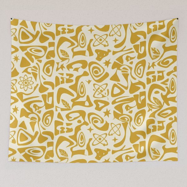 Item preview, Mostaza Damask Ornamental Seamless Pattern Collection designed and sold by ART ATTACK ZONE.
