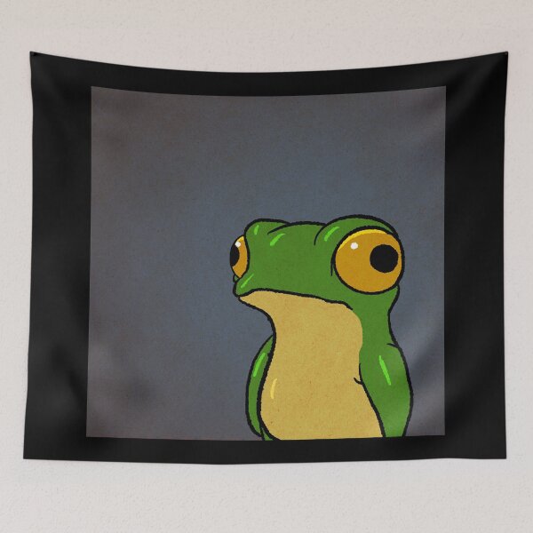 Item preview, Copy of Frog Dissociating Dissociation Panel 2 Funny Comic Meme Relatable Animal Asian Art Illustration designed and sold by DingHuArt.