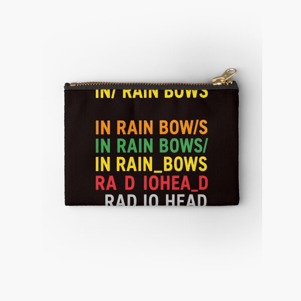 Item preview, Abstract Typography Wordplay "In Rain Bows" "Rad Iohead" designed and sold by FlipStrawSpot.