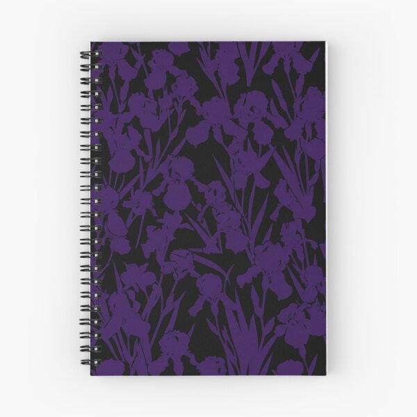 Item preview, Dark Purple Iris Flower Floral Pattern designed and sold by Owcomm.