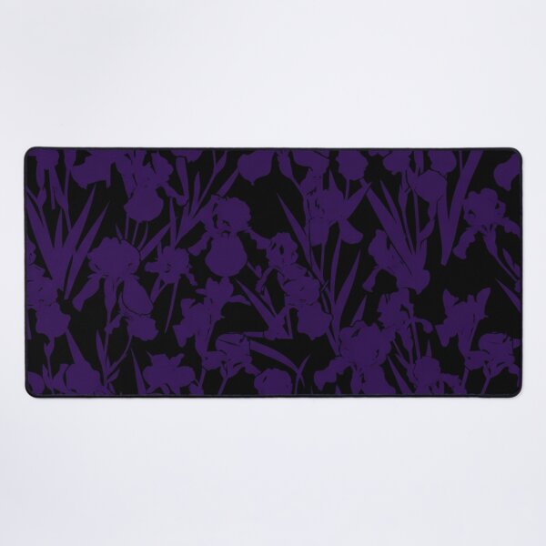 Item preview, Dark Purple Iris Flower Floral Pattern designed and sold by Owcomm.