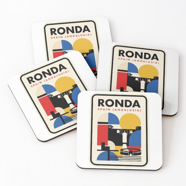 Item preview, Retro Ronda Bauhaus Geometric Skyline designed and sold by k3rstman1.