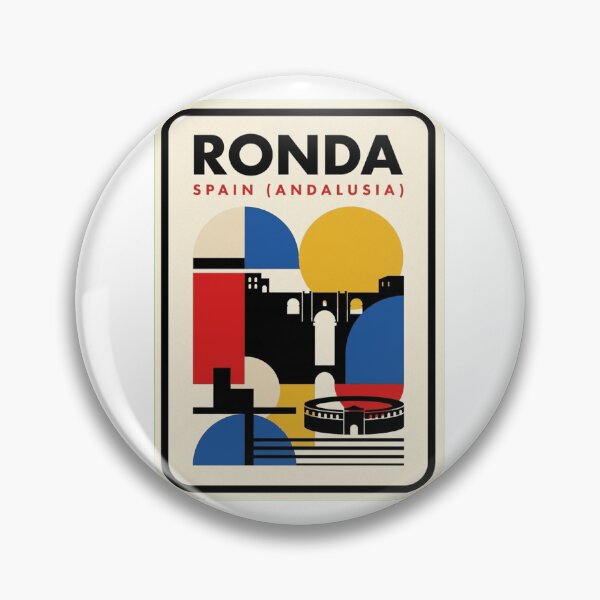 Item preview, Retro Ronda Bauhaus Geometric Skyline designed and sold by k3rstman1.