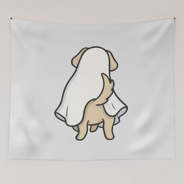 Item preview, Ghost Dog Back View designed and sold by Gkinoki.
