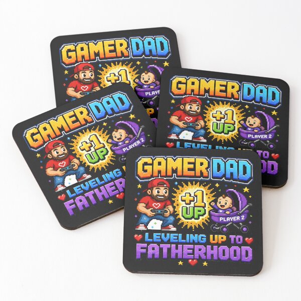 Item preview, Gamer Dad Leveling Up To Fatherhood designed and sold by BestCoolStuff.