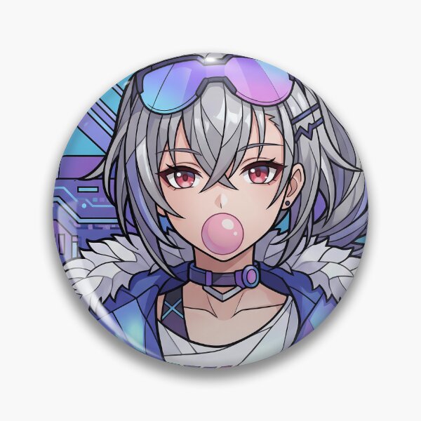 Item preview, Silver Wolf Honkai Star Rail Cyber Bubblegum Portrait designed and sold by mildaclairmo.