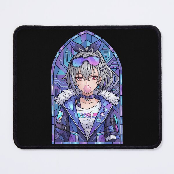 Item preview, Silver Wolf Honkai Star Rail Cyber Bubblegum Portrait designed and sold by mildaclairmo.