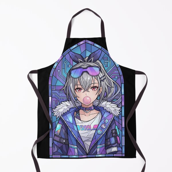 Item preview, Silver Wolf Honkai Star Rail Cyber Bubblegum Portrait designed and sold by mildaclairmo.