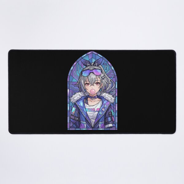 Item preview, Silver Wolf Honkai Star Rail Cyber Bubblegum Portrait designed and sold by mildaclairmo.