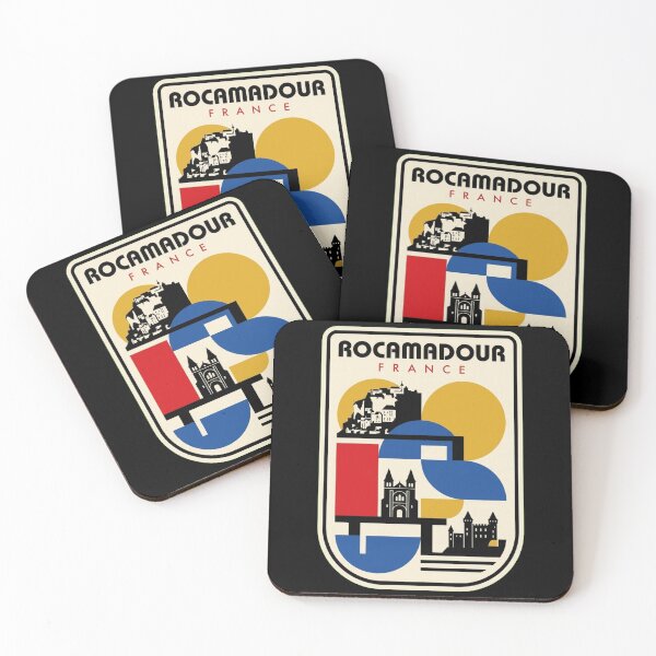 Item preview, Retro Rocamadour Bauhaus Geometric Skyline designed and sold by k3rstman1.