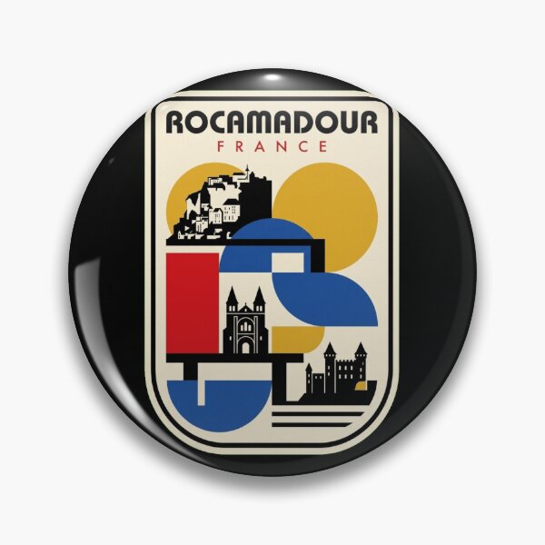 Item preview, Retro Rocamadour Bauhaus Geometric Skyline designed and sold by k3rstman1.
